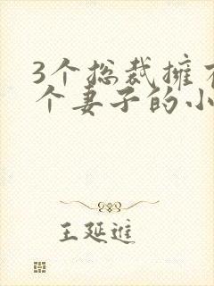 3个总裁拥有一个妻子的小说