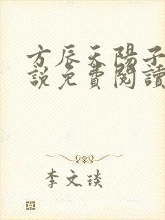 方辰天阳子的小说免费阅读