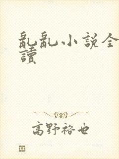 乱乱小说全文阅读