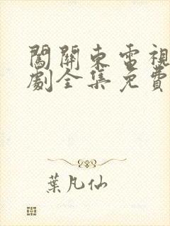 闯关东电视连续剧全集免费观看