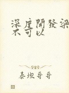 深度开发梁医生不可以