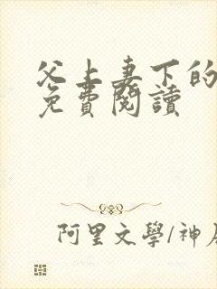 父上妻下的小说免费阅读