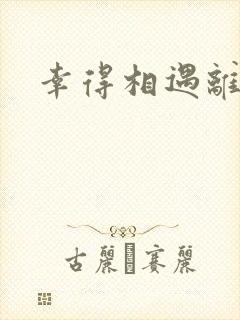 幸得相遇离婚时