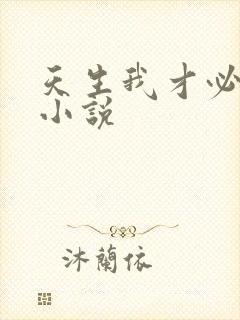 天生我才必有用小说