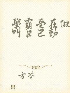 学霸受在做作业叫自己动