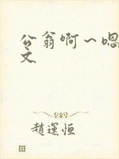 公翁啊～嗯啊h文