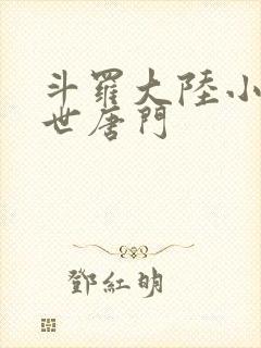 斗罗大陆小说绝世唐门