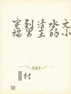 穿到清水文里造福男主的小说
