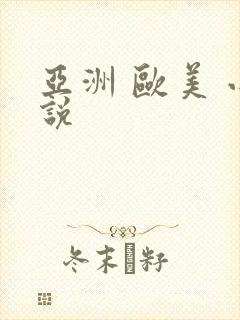 亚洲 欧美 小说