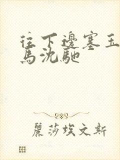 往下边塞玉器骑马沈驰