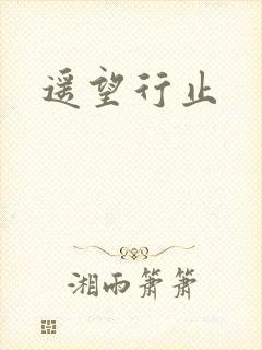 遥望行止