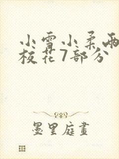 小雪小柔两个大校花7部分