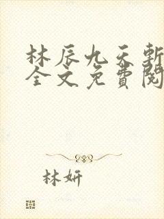 林辰九天斩神诀全文免费阅读笔趣阁