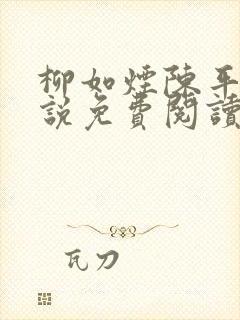 柳如烟陈平安小说免费阅读全文