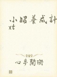 小昭养成计划txt