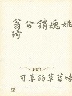 翁公销魂姚瑶琦琦