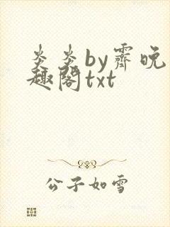 炎炎by霁晚笔趣阁txt