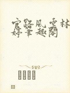 官路风云林海姜婷笔趣阁