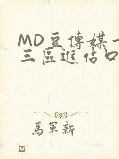 MD豆传媒一二三区进站口