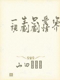 一生只爱你 电视剧剧情介绍