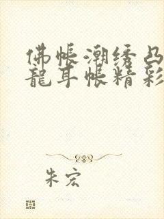 佛帐潮绣凸浮双龙耳帐精彩片段