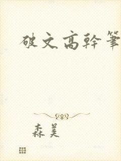 破文高干笔趣阁