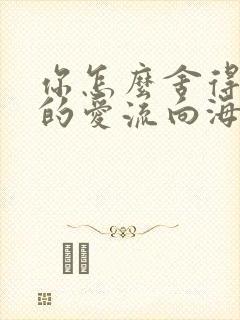你怎么舍得让我的爱流向海