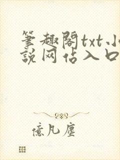 笔趣阁txt小说网站入口