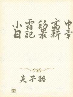 小霜的高中成长日记最新章节