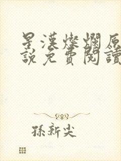 星汉灿烂原著小说免费阅读