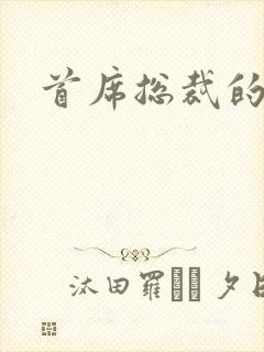 首席总裁的逃妻