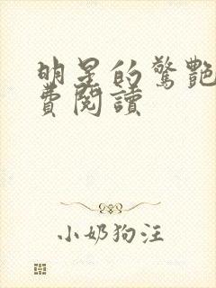 明星的惊艳史免费阅读