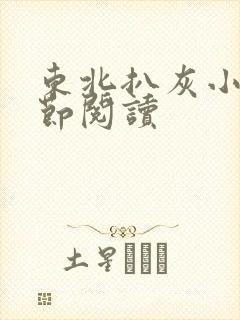 东北扒灰小说分节阅读