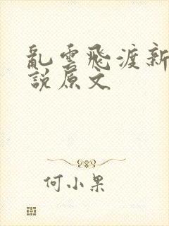 乱云飞渡新编小说原文