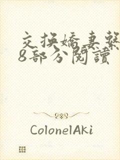 交换娇妻系列38部分阅读