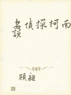 名侦探柯南h小说