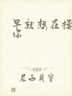 早就想在楼梯要你