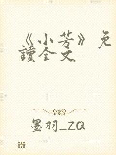 《小芳》免费阅读全文