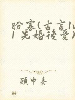 盼寡(古言1v1 先婚后爱)