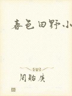 春色田野小说