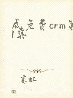 成免费crm第1集