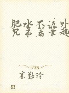 肥水不流外人田兄弟篇笔趣阁小说