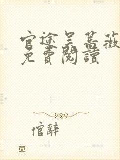 官途吴蔷薇全文免费阅读