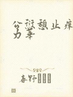 公愆憩止痒古悦力华