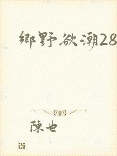 乡野欲潮28章