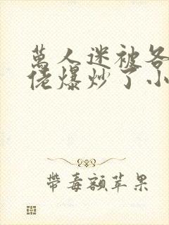 万人迷被各路大佬爆炒了小说