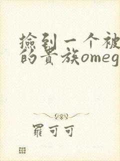 捡到一个被抹布的贵族omega