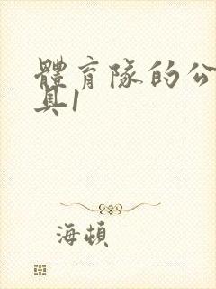 体育队的公用玩具1