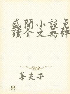 盛开小说免费阅读全文无弹窗