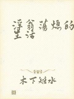 浮翁荡熄的幸福生活